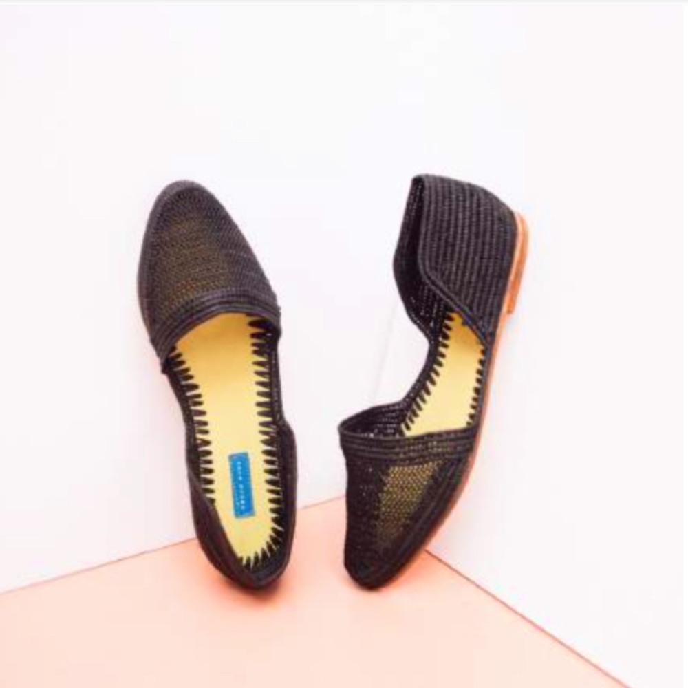 PROUD MARY RAFFIA D'ORSAY FLATS